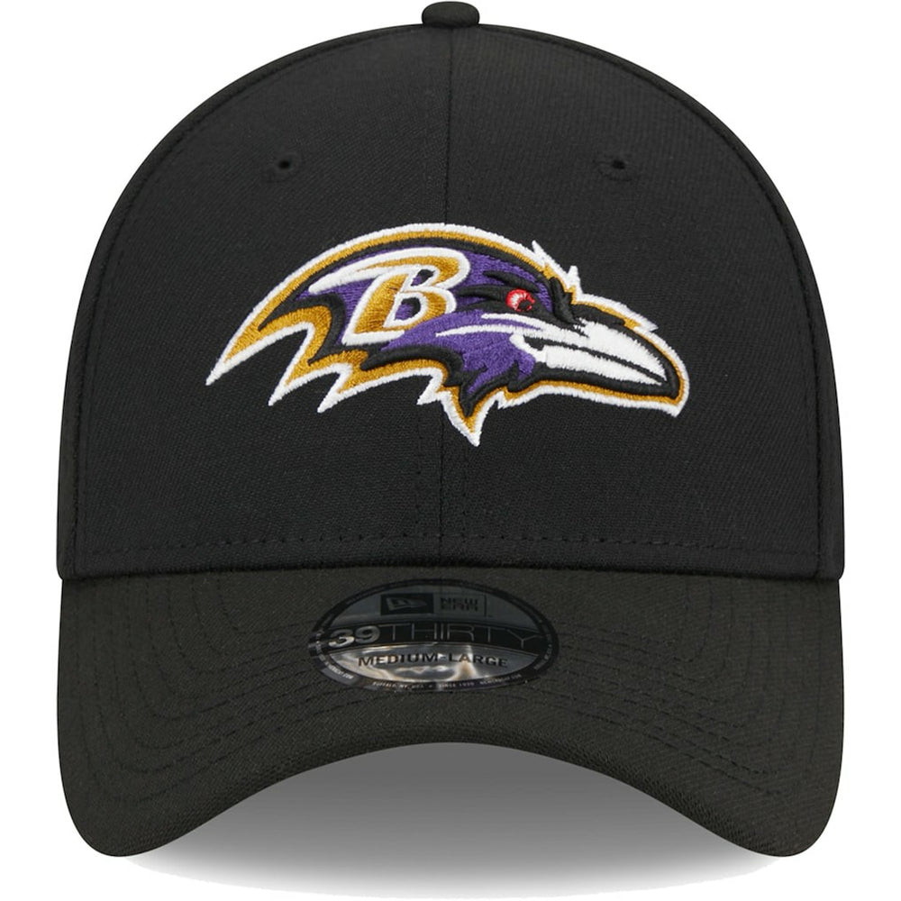 Baltimore Ravens New Era Main 39THIRTY Flex Hat - Black - NFL