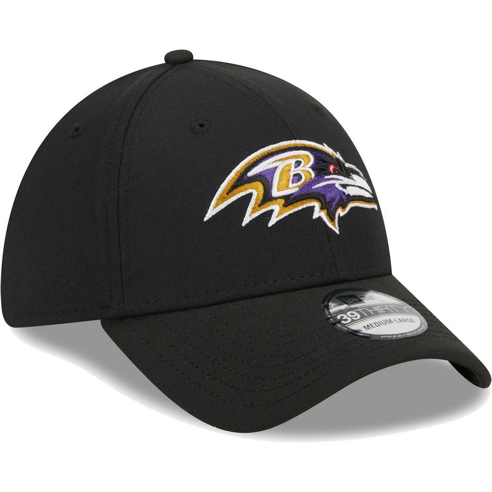 Baltimore Ravens New Era Main 39THIRTY Flex Hat - Black - NFL