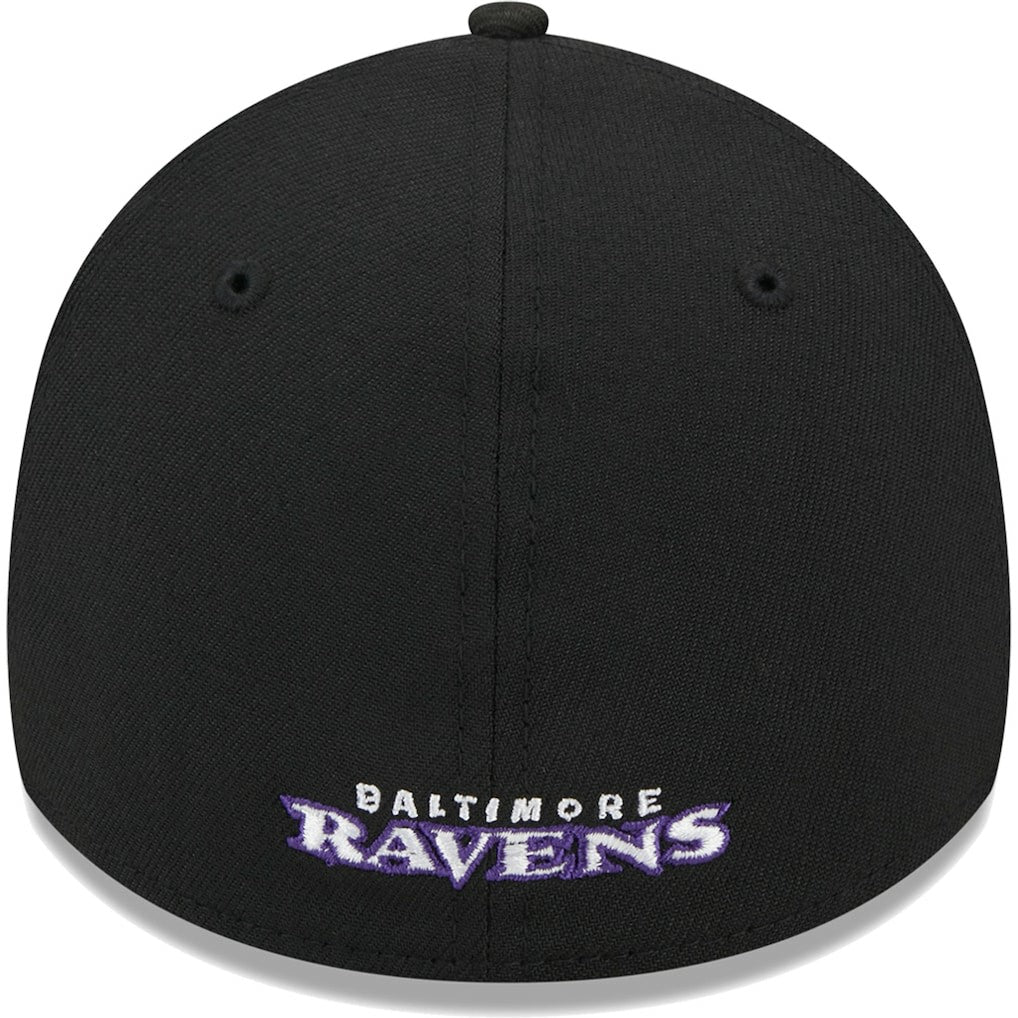 Baltimore Ravens New Era Main 39THIRTY Flex Hat - Black - NFL