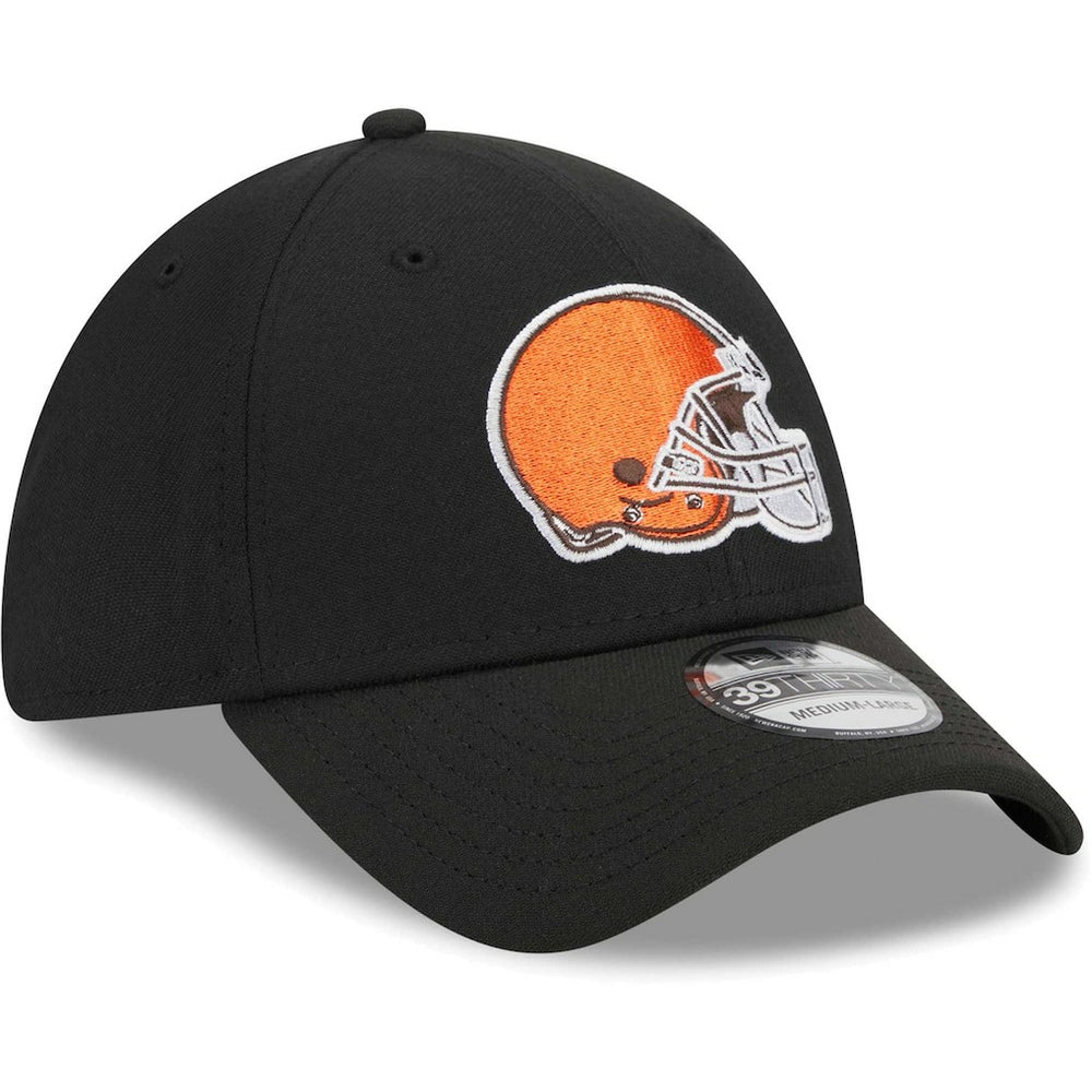 Cleveland Browns New Era Main 39THIRTY Flex Hat - Black - NFL