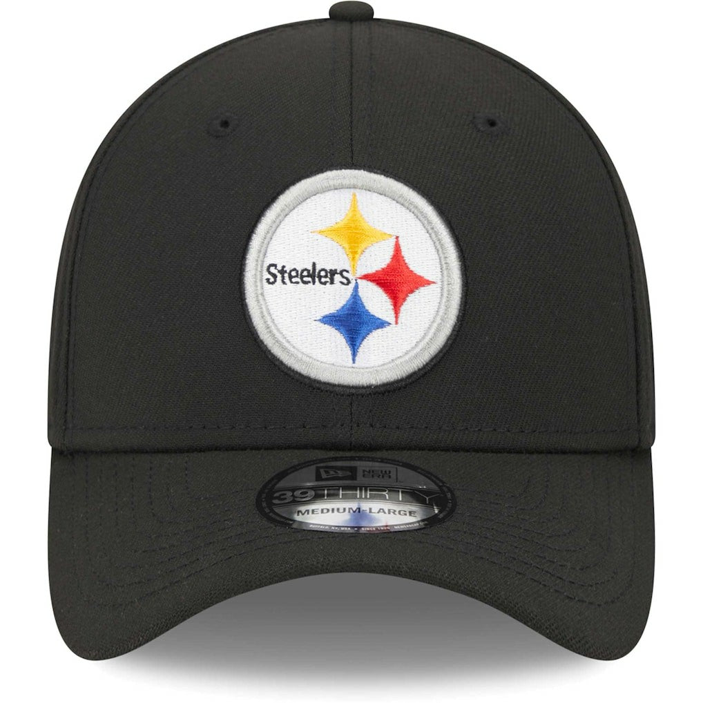 Pittsburgh Steelers New Era Main 39THIRTY Flex Hat - Black - NFL