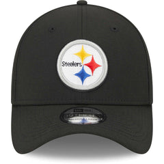 Pittsburgh Steelers New Era Main 39THIRTY Flex Hat - Black - NFL