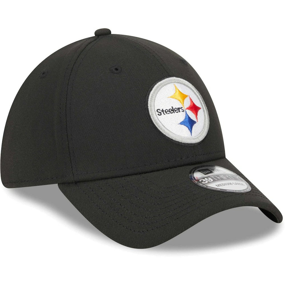 Pittsburgh Steelers New Era Main 39THIRTY Flex Hat - Black - NFL