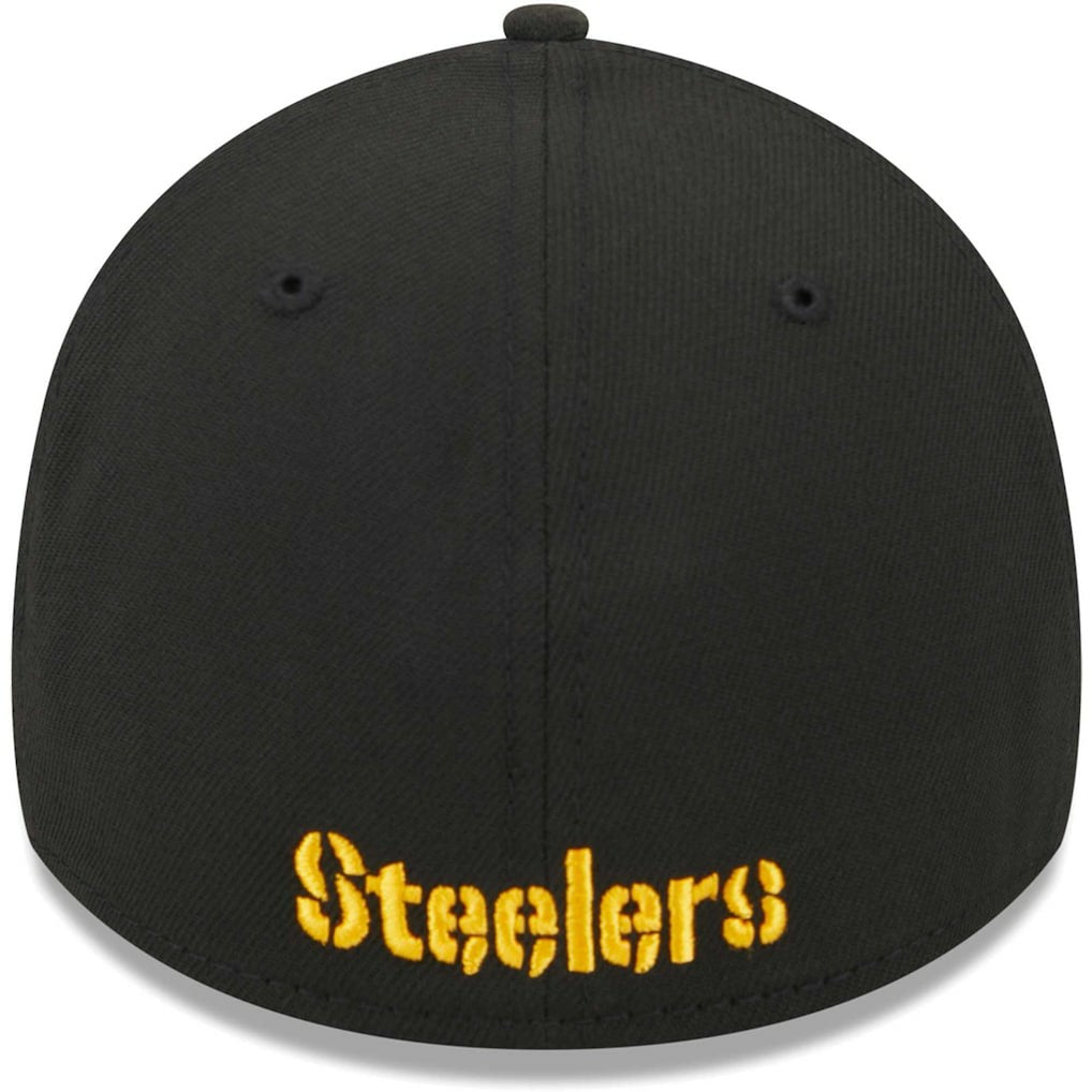 Pittsburgh Steelers New Era Main 39THIRTY Flex Hat - Black - NFL