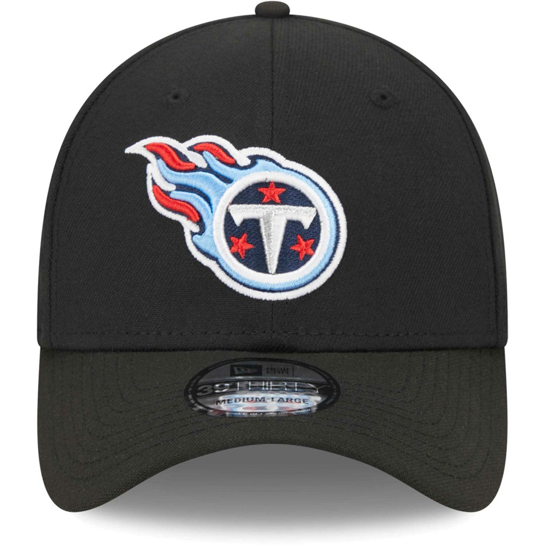 Tennessee Titans New Era Main 39THIRTY Flex Hat - Black - NFL