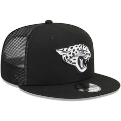 Jacksonville Jaguars New Era Main Trucker 9FIFTY Snapback Hat - Black - NFL