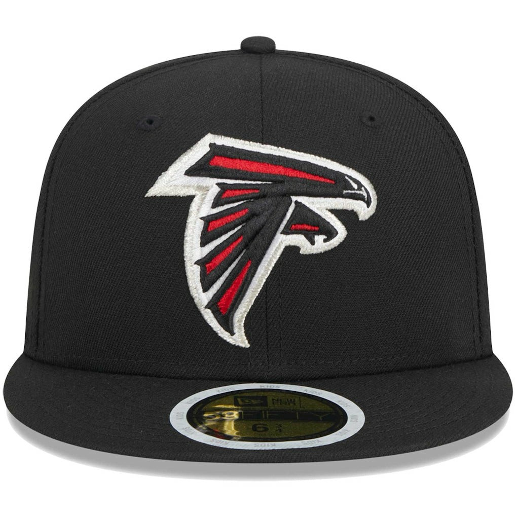 Atlanta Falcons New Era Youth Main 59FIFTY Fitted Hat - Black - NFL