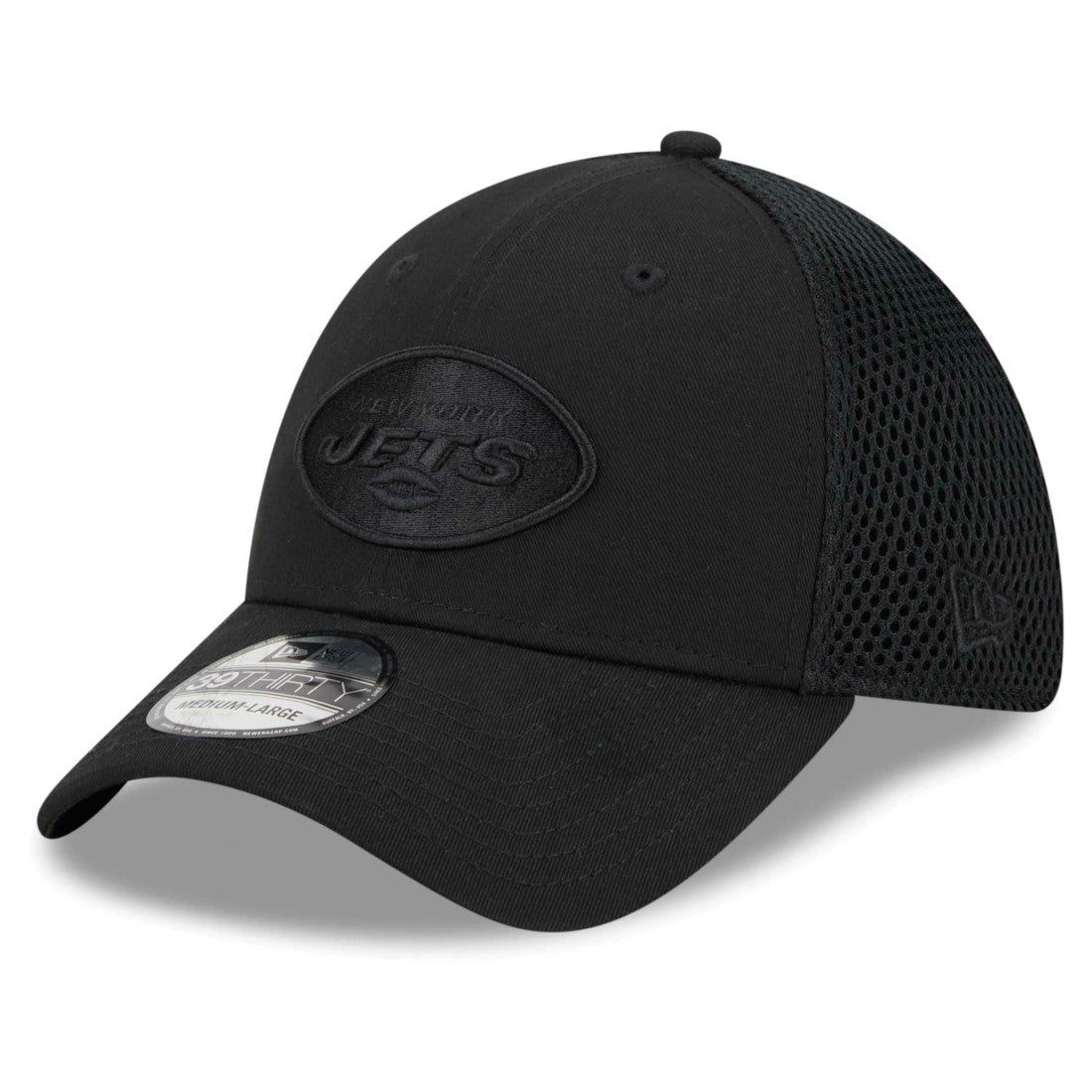New York Jets New Era Main Neo 39THIRTY Flex Hat - Black - NFL