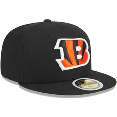 Cincinnati Bengals New Era Youth Main 59FIFTY Fitted Hat - Black - NFL