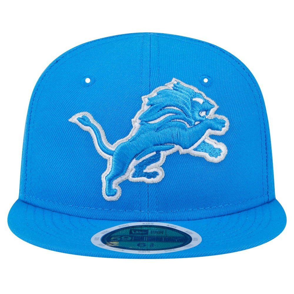 Detroit Lions New Era Main 59FIFTY Fitted Hat - Blue - NFL