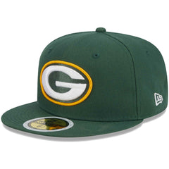 Green Bay Packers New Era Youth Main 59FIFTY Fitted Hat - Green - NFL