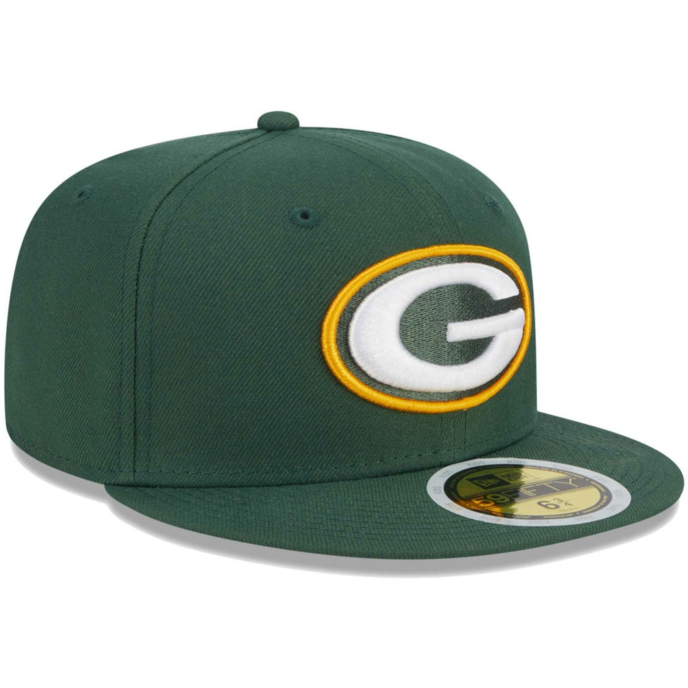 Green Bay Packers New Era Youth Main 59FIFTY Fitted Hat - Green - NFL