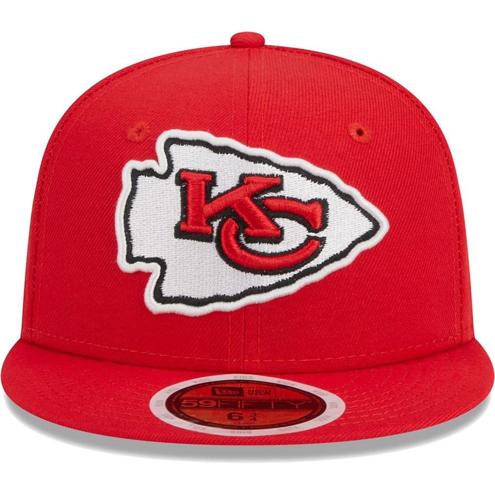 Kansas City Chiefs New Era Youth Main 59FIFTY Fitted Hat - Red - NFL