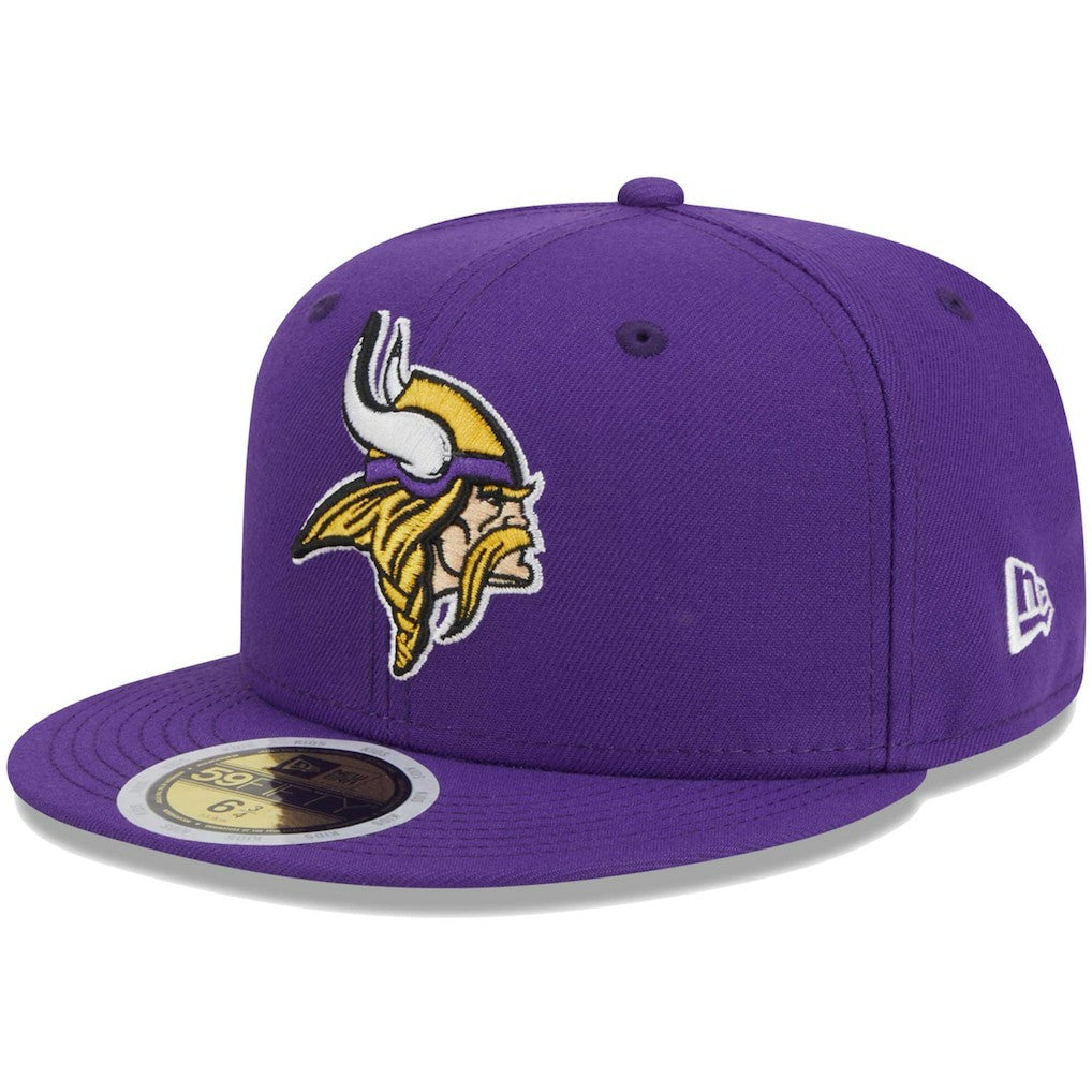 Minnesota Vikings New Era Youth Main 59FIFTY Fitted Hat - Purple - NFL