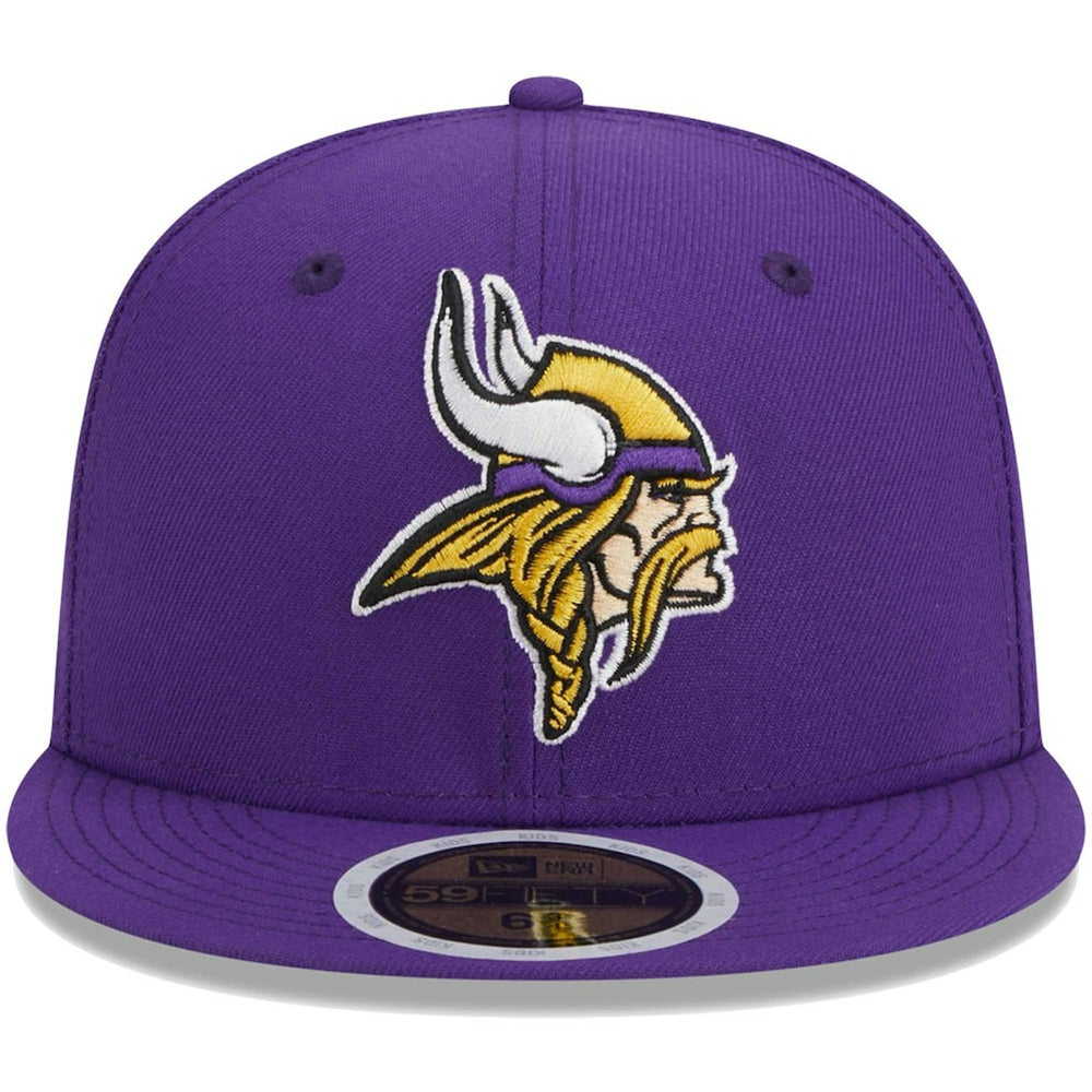 Minnesota Vikings New Era Youth Main 59FIFTY Fitted Hat - Purple - NFL