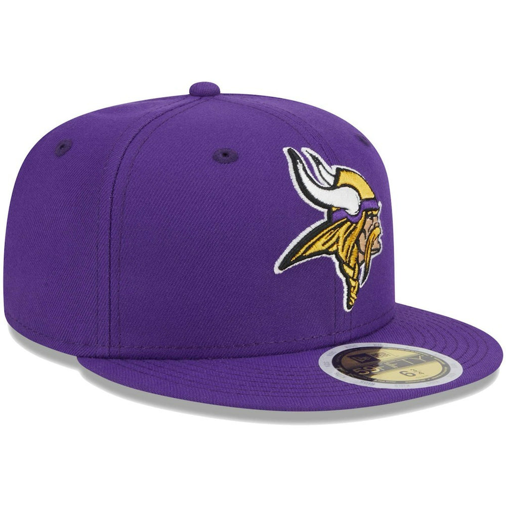 Minnesota Vikings New Era Youth Main 59FIFTY Fitted Hat - Purple - NFL