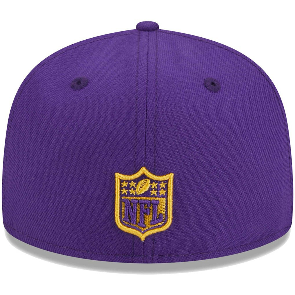 Minnesota Vikings New Era Youth Main 59FIFTY Fitted Hat - Purple - NFL