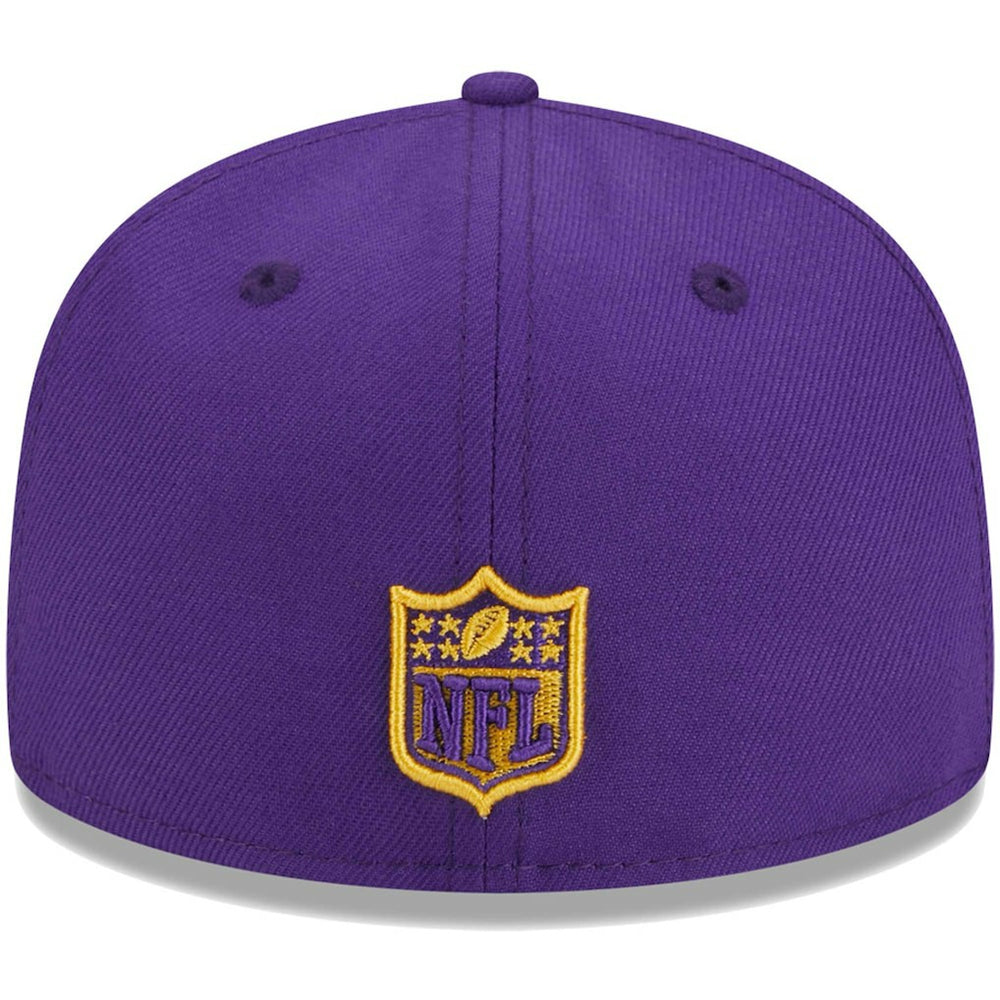 Minnesota Vikings New Era Youth Main 59FIFTY Fitted Hat - Purple - NFL