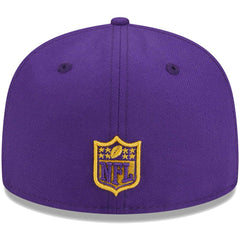 Minnesota Vikings New Era Youth Main 59FIFTY Fitted Hat - Purple - NFL