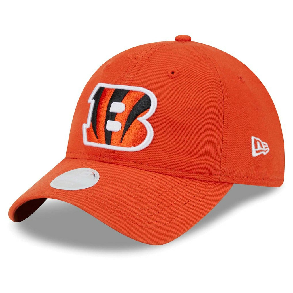 Cincinnati Bengals New Era Women's Main Core Classic 2.0 9TWENTY Adjustable Hat - Orange - NFL