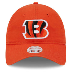 Cincinnati Bengals New Era Women's Main Core Classic 2.0 9TWENTY Adjustable Hat - Orange - NFL