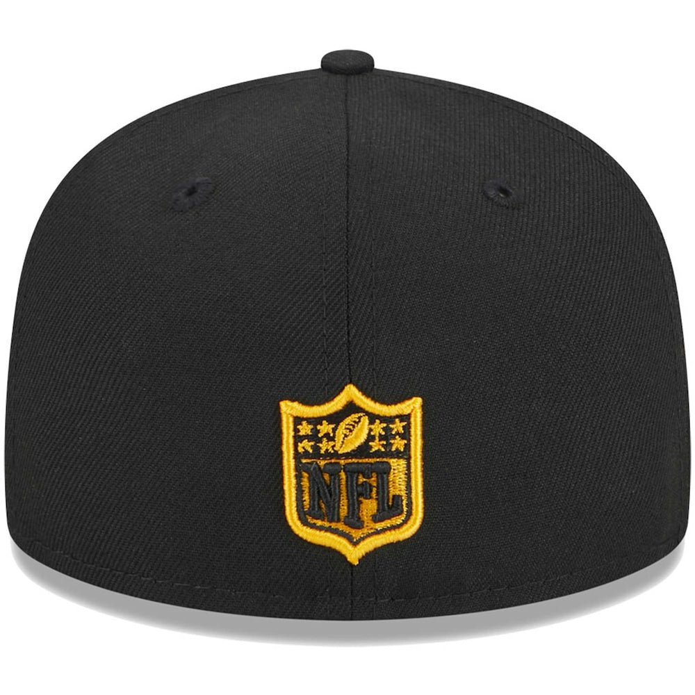 Pittsburgh Steelers New Era Youth Main 59FIFTY Fitted Hat - Black - NFL