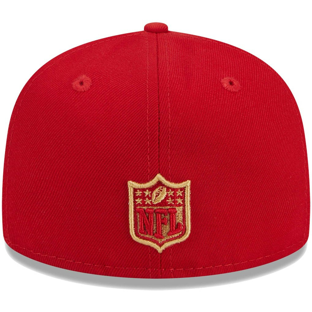 San Francisco 49ers New Era Youth Main 59FIFTY Fitted Hat - Scarlet - NFL