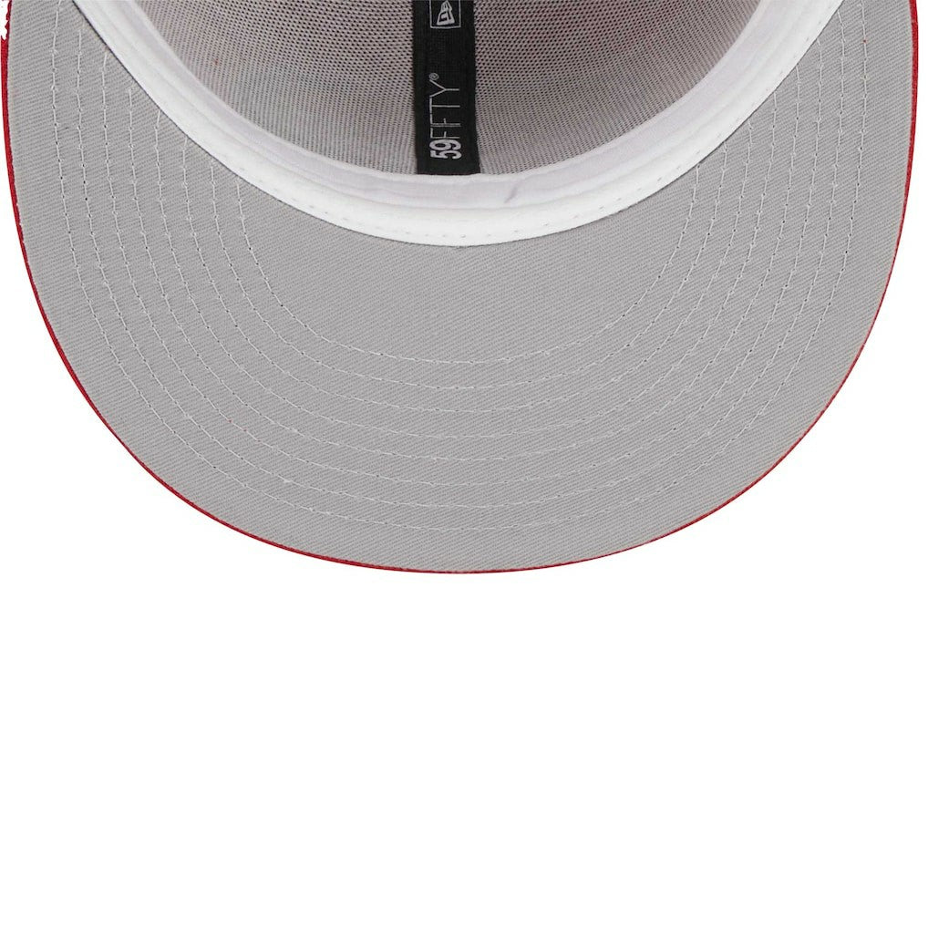 San Francisco 49ers New Era Youth Main 59FIFTY Fitted Hat - Scarlet - NFL