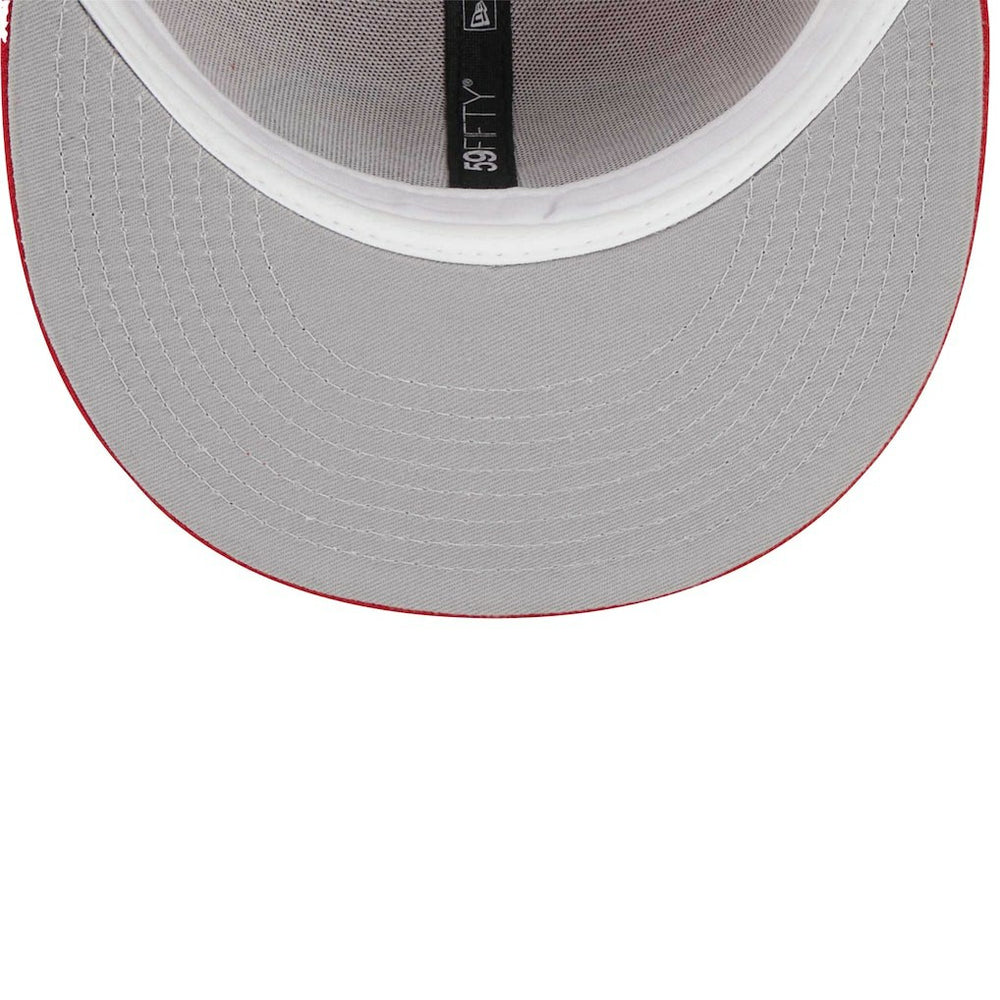 San Francisco 49ers New Era Youth Main 59FIFTY Fitted Hat - Scarlet - NFL