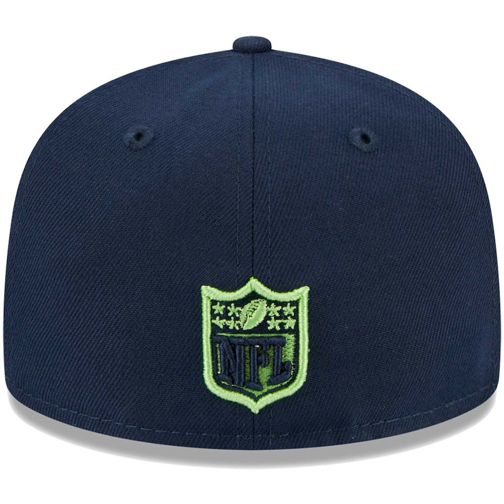 Seattle Seahawks New Era Youth Main 59FIFTY Fitted Hat - College Navy - NFL