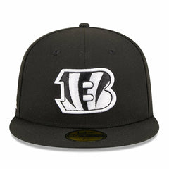 Cincinnati Bengals New Era Main Patch 59FIFTY Fitted Hat - Black - NFL