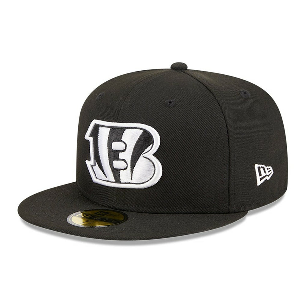 Cincinnati Bengals New Era Main Patch 59FIFTY Fitted Hat - Black - NFL