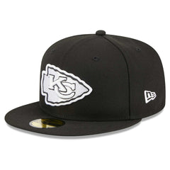 Kansas City Chiefs New Era Main Patch 59FIFTY Fitted Hat - Black - NFL