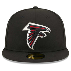 Atlanta Falcons New Era Main Patch 59FIFTY Fitted Hat - Black - NFL