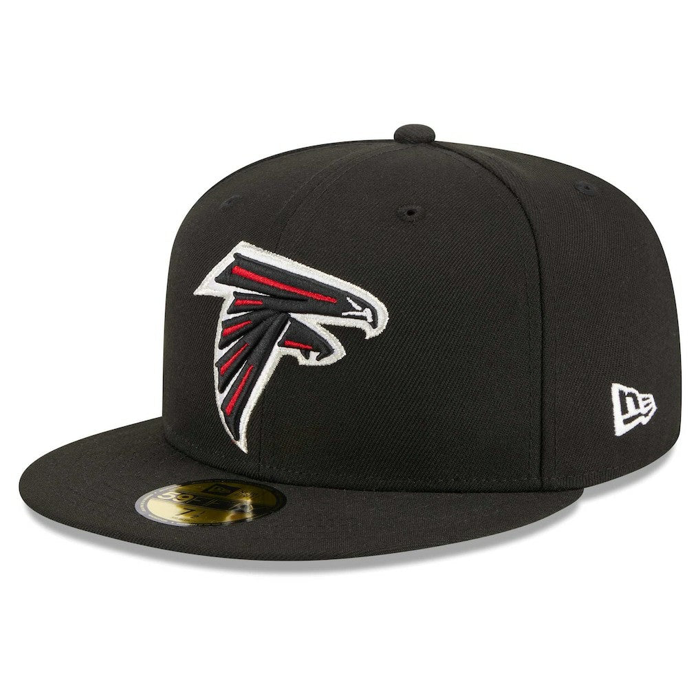 Atlanta Falcons New Era Main Patch 59FIFTY Fitted Hat - Black - NFL