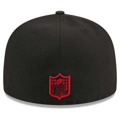 Atlanta Falcons New Era Main Patch 59FIFTY Fitted Hat - Black - NFL