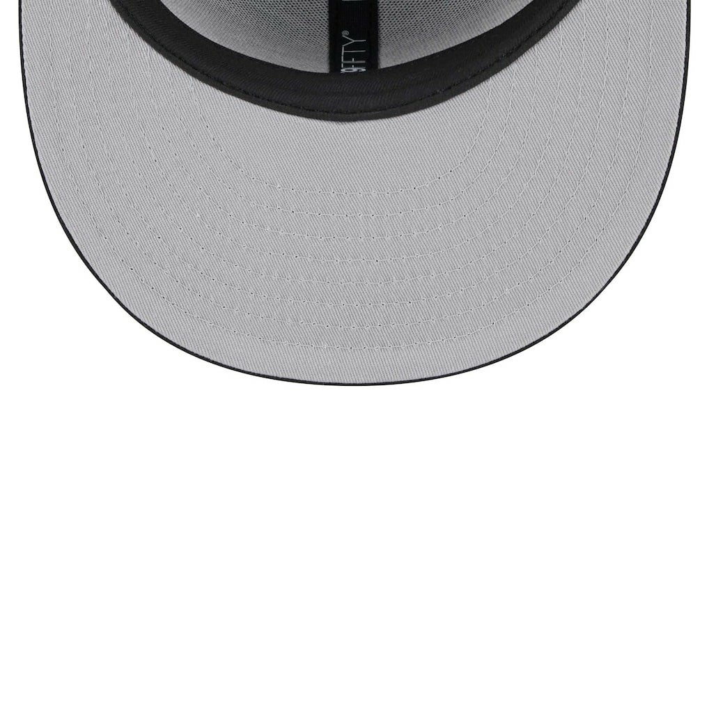 Miami Dolphins New Era Main Patch 59FIFTY Fitted Hat - Black - NFL