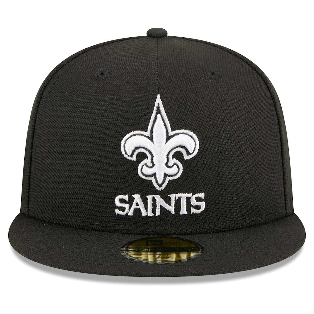New Orleans Saints New Era Main Patch 59FIFTY Fitted Hat - Black - NFL