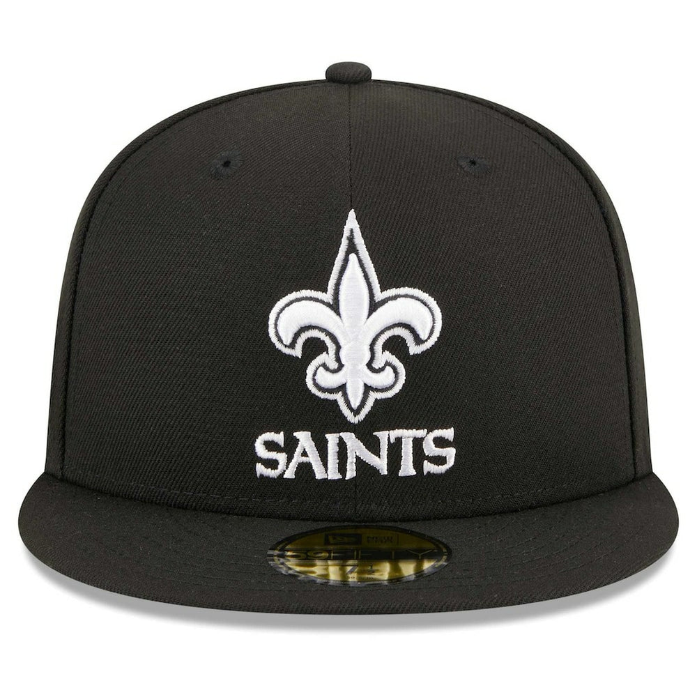 New Orleans Saints New Era Main Patch 59FIFTY Fitted Hat - Black - NFL