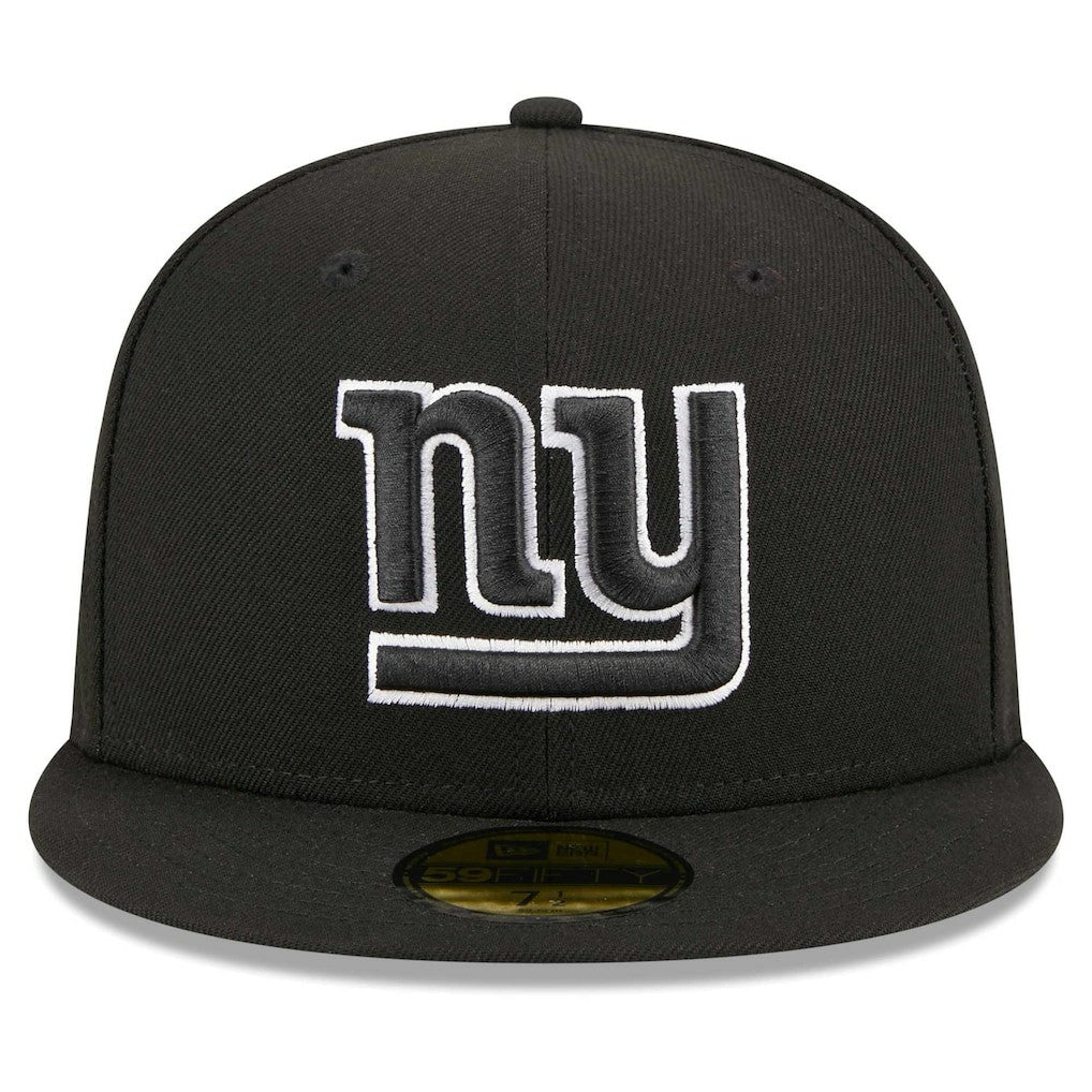 New York Giants New Era Main Patch 59FIFTY Fitted Hat - Black - NFL