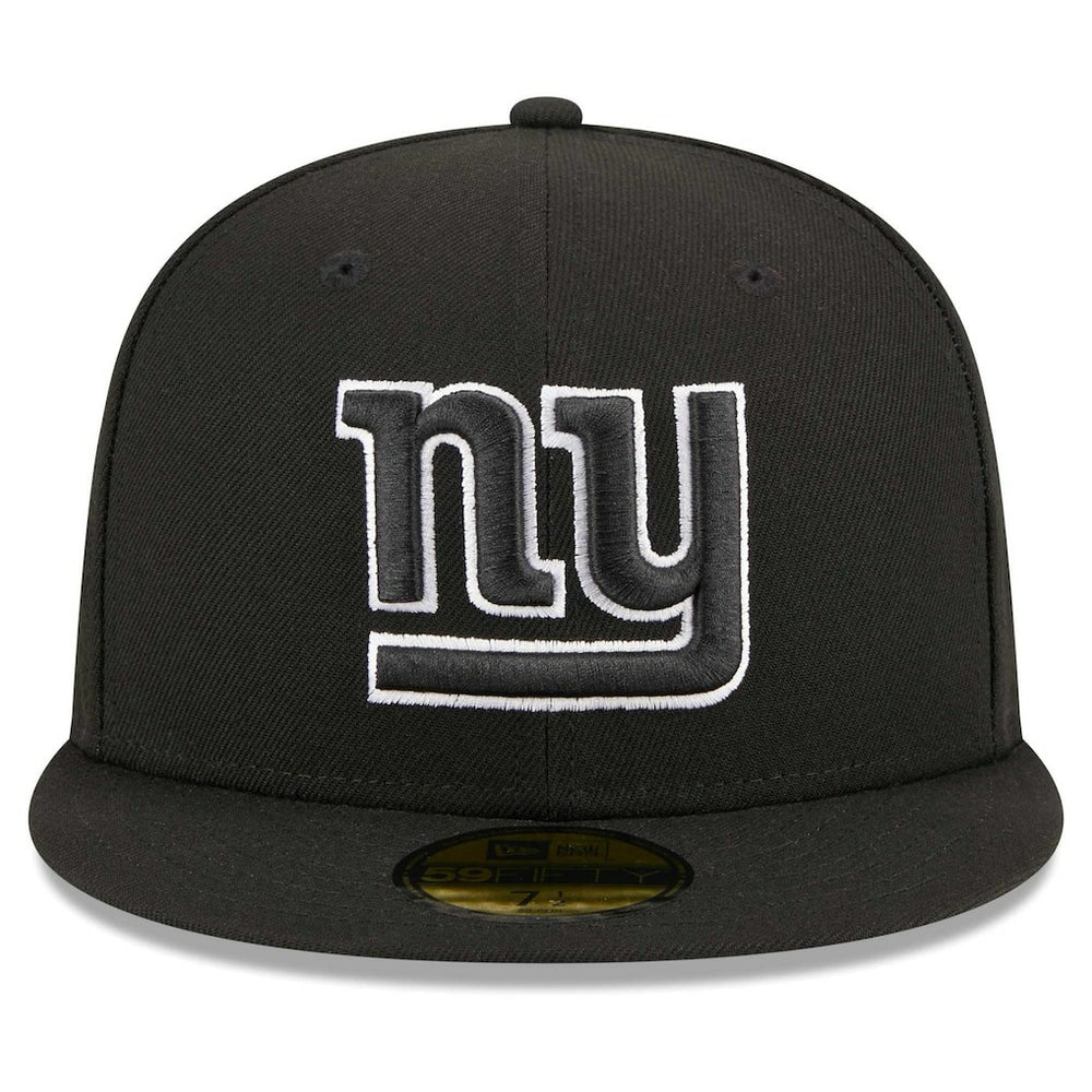 New York Giants New Era Main Patch 59FIFTY Fitted Hat - Black - NFL