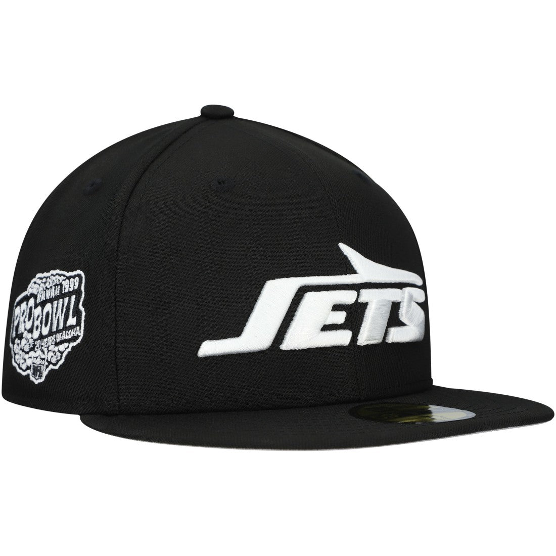New York Jets New Era Main Patch 59FIFTY Fitted Hat - Black - NFL