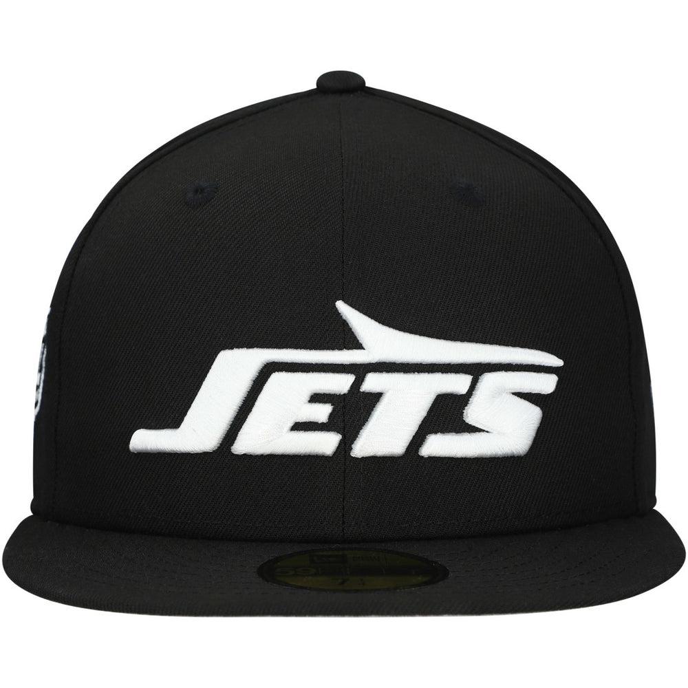 New York Jets New Era Main Patch 59FIFTY Fitted Hat - Black - NFL