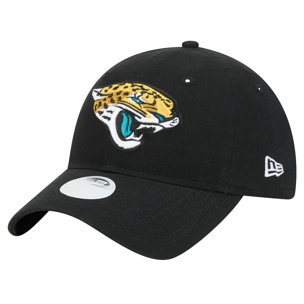 Jacksonville Jaguars New Era Women's Main Core Classic 2.0 9TWENTY Adjustable Hat - Black - NFL