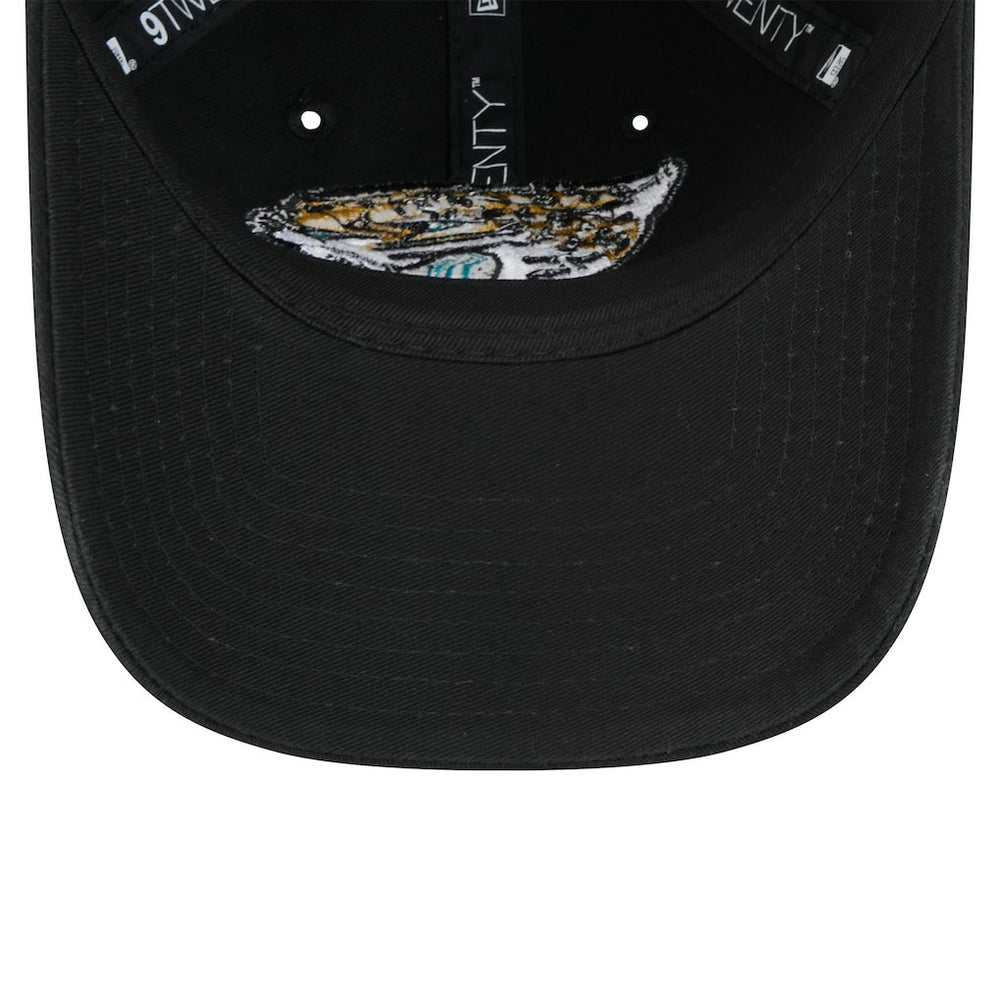Jacksonville Jaguars New Era Women's Main Core Classic 2.0 9TWENTY Adjustable Hat - Black - NFL