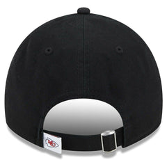 Kansas City Chiefs New Era Women's Main Core Classic 2.0 9TWENTY Adjustable Hat - Black - NFL