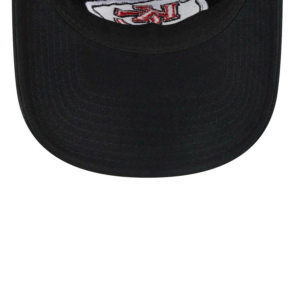 Kansas City Chiefs New Era Women's Main Core Classic 2.0 9TWENTY Adjustable Hat - Black - NFL