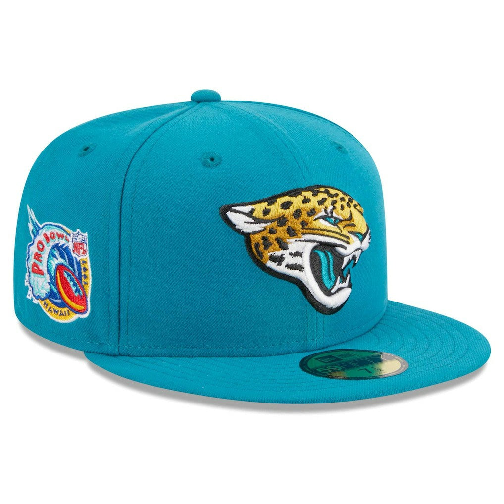 Jacksonville Jaguars New Era Main Patch 59FIFTY Fitted Hat - Teal - NFL