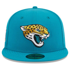 Jacksonville Jaguars New Era Main Patch 59FIFTY Fitted Hat - Teal - NFL