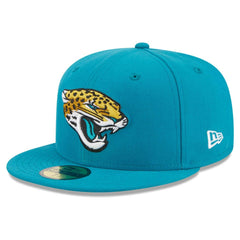 Jacksonville Jaguars New Era Main Patch 59FIFTY Fitted Hat - Teal - NFL